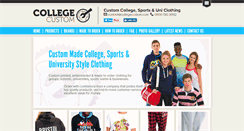 Desktop Screenshot of collegecustom.com